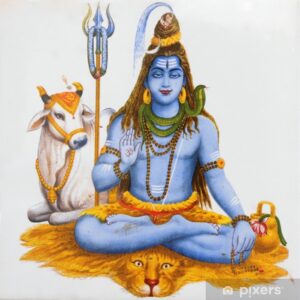 Lord Shiva and His bull